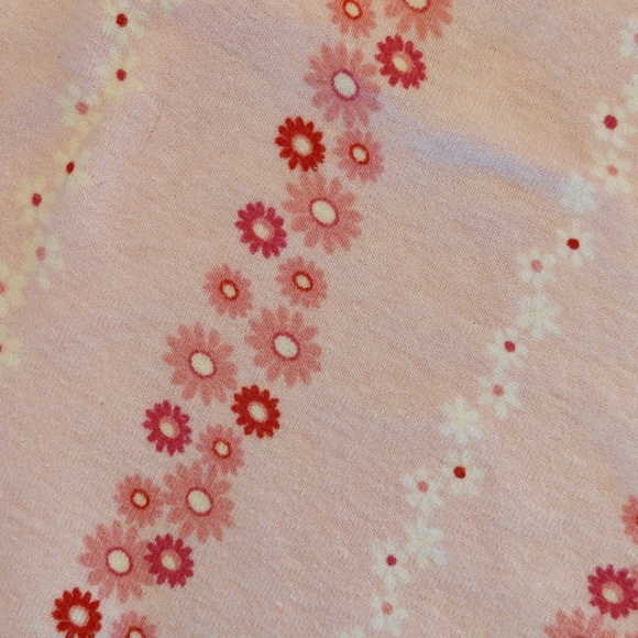 Adonna Short Sleeve Pink Flowered Capri PJ M - Picture 11 of 12